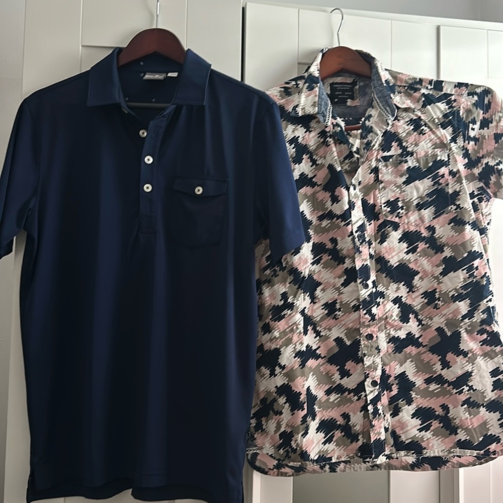 Men’s Puma Polo bundled with Sunrise Kingdom button down